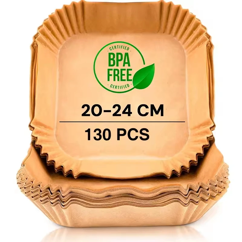 

Air Fryer Paper Silicone Oil Paper Tray Oil-proof Oil-absorbing Paper Airfryer Baking Paper Air Fryer Disposable Paper Liner