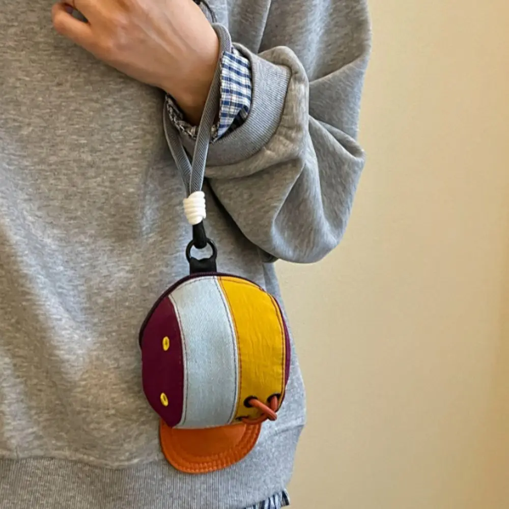 Lightweight Mini Cap-Shaped Carry Bag Compact Soft Exterior Portable Wrist Pouch Durable Exterior Wrist Design
