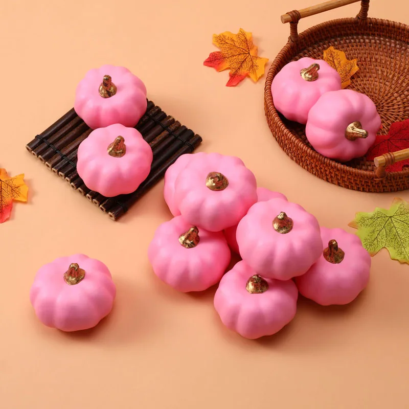 New Artificial Pumpkins Halloween Decorations Simulation Foam Pumpkins For Halloween Haunted House Home Decorations