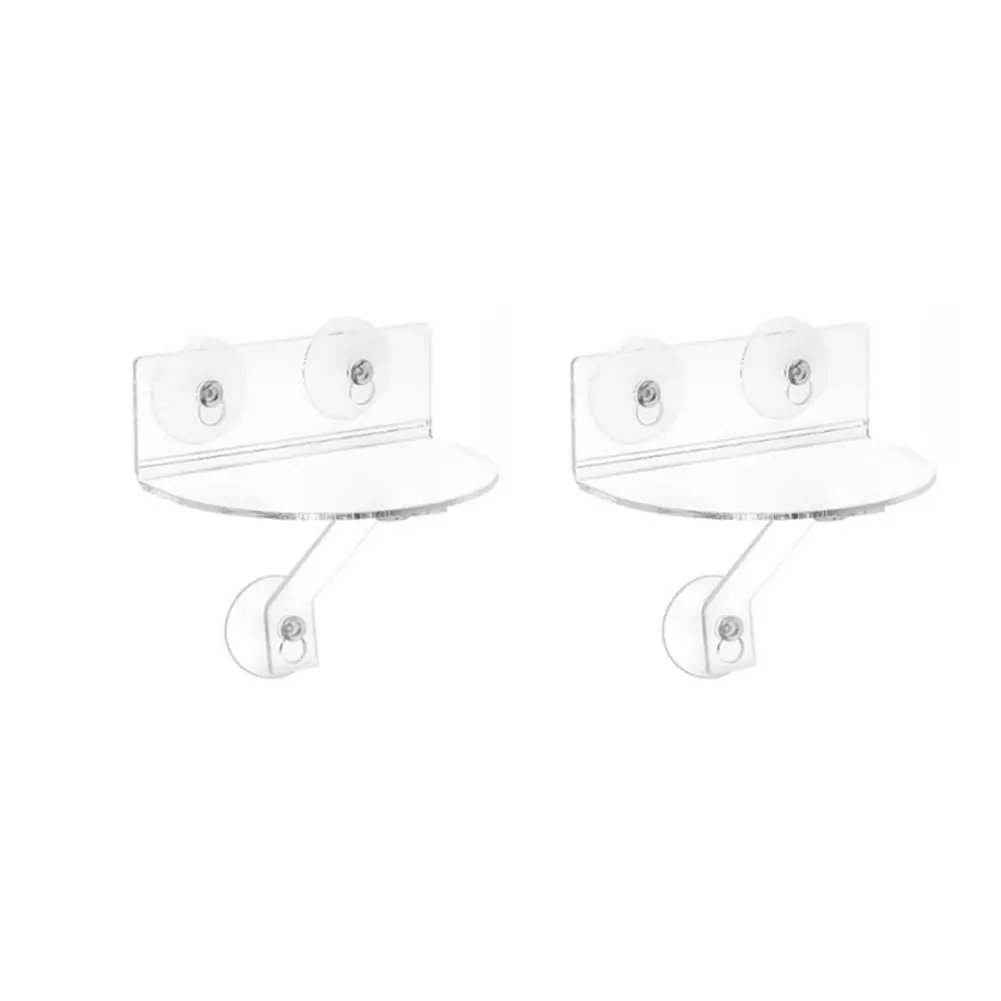 Suction Cup Rack Acrylic Plant Shelf For Balcony For Windowsill Acrylic Decorative Shelf Multi-purpose Display