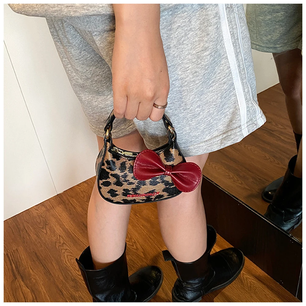 Bowknot Mini Crossbody Bag 2025 Autumn Simple Chic Casual Grid Design of Stitching Line Small Handbag Cute Women's Purse