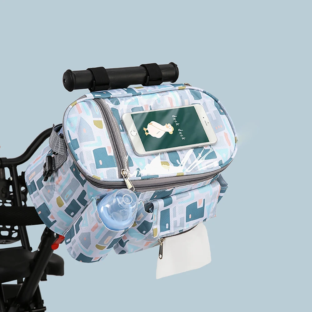 Baby-Walking Essential Storage Bag A Bag To Hang On A Pram For A Mom To Carry When Out And About A Thermal Bottle Bag