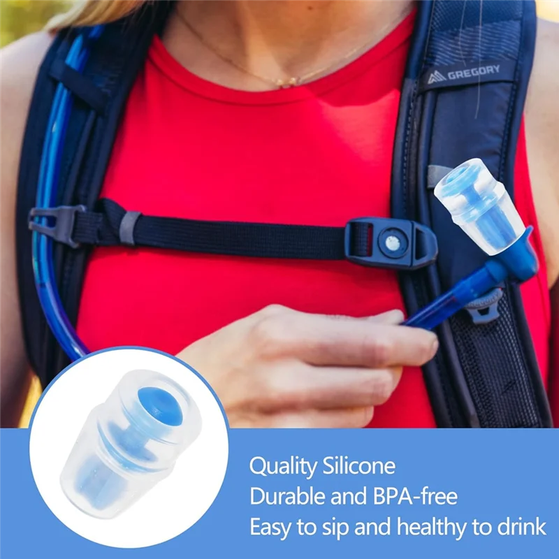 

A98E-6Pcs Replacement Bite Valve Sheath For Osprey Water Bladder Bite Valve Replacement Hydration Pack Bite Valve Silicone Nozzl