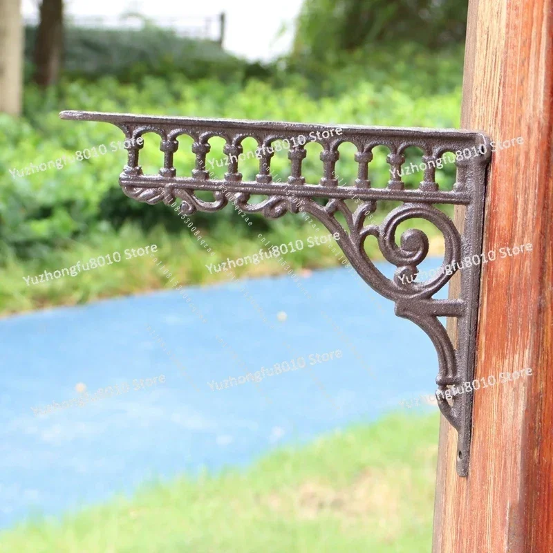 

Треугольный кронштейн для полки, настенный, прямоугольный, винтажный, из чугуна, для подвешивания, для перегородок