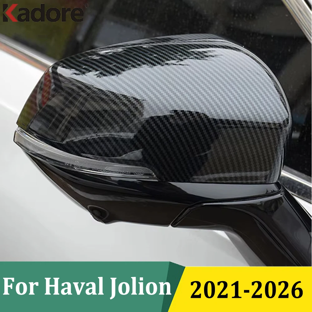 For Haval Jolion 2021 2022 2023 2024 2025 2026 Rearview Mirror Trim Side Door Mirrors Trims Cover Car Modification Accessories