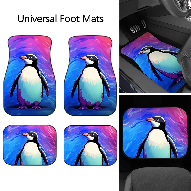 

Penguin car mats universal car mats non-slip durable universal four seasons car mats easy to clean