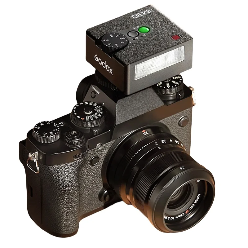 【Do Brasil】Godox iM30 Mini Speedlight Flash Professional Hot Shoe Flash لـ Ricoh GR3، Sony A7 Series، Fujifilm، Nikon، Canon،