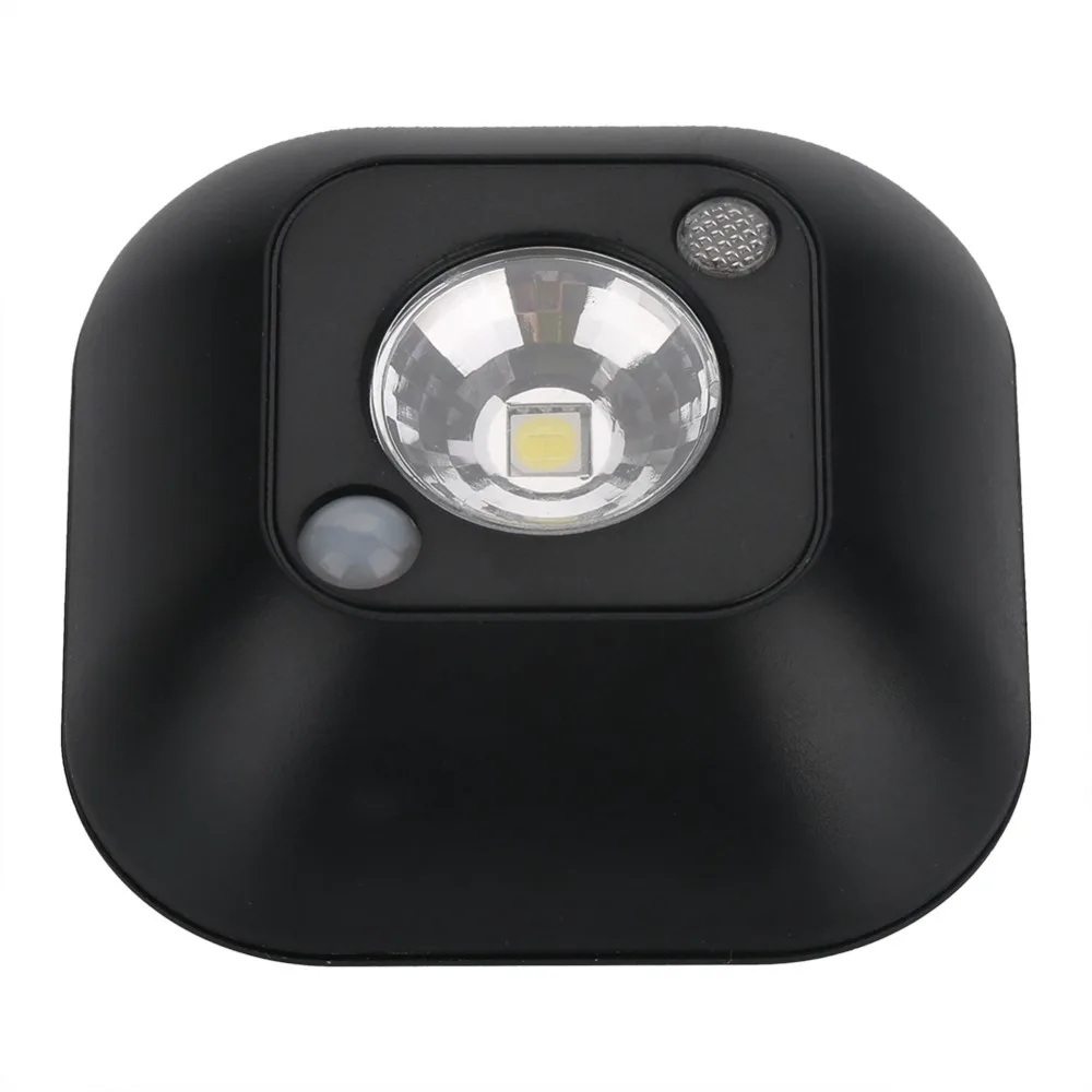 ABS Motion Sensor Night Light Battery Powered PIR Motion Sensor Night Light Wireless 360 Degree Beam Angle Wardrobe Light Home