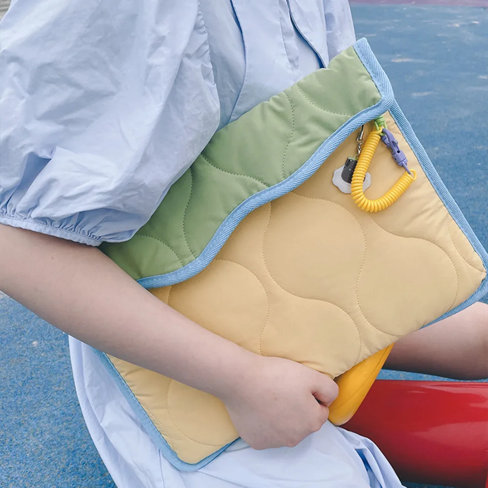 الإبداعية اللوحي حقيبة كمبيوتر محمول حافظة لباد ماك بوك اير برو 11-16 بوصة يده بطانة كم شاومي Mi Pad 4 5 سامسونج تاب S8 غطاء