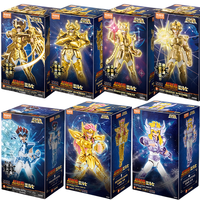 Blokees Saint Seiya Aldebaran Siegfried Pegasus Aquarius Action Figure Scorpio Milo Leo Aiolia Movable Anime Model Doll Toy Gift