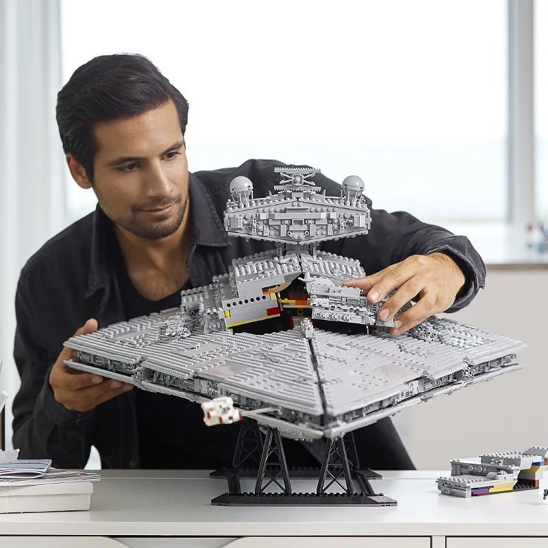 Grande 4784 PCS UCS Empire Star Destroyer Bloco de construção criativo Brinquedo de tijolo Super Grande Presente de nave espacial