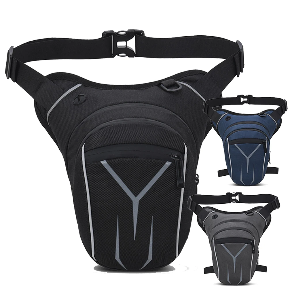 Waterproof Drop Leg Bag Thigh Hip Bum Belt Leg Waist Bags Travel Tour Riding Motorcycle Fanny Pack Men Women Tactical Travel Bag