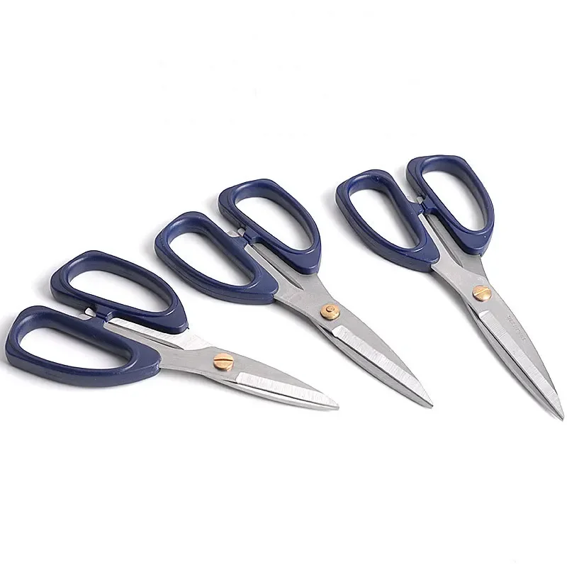 Multi-function 2CR13 Stainless Steel Household Office Stationery Plastic Handle Student Scissors Unwrapping Express Hand Tools