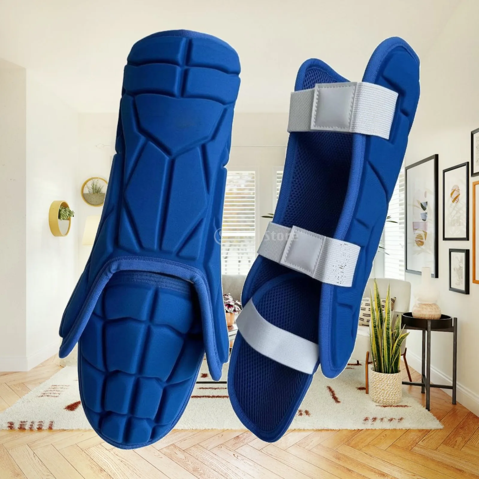 EVA Foam Youth Baseball Leg Guard Impact Absorption Shin Guard Sports Protector for Practice and Match