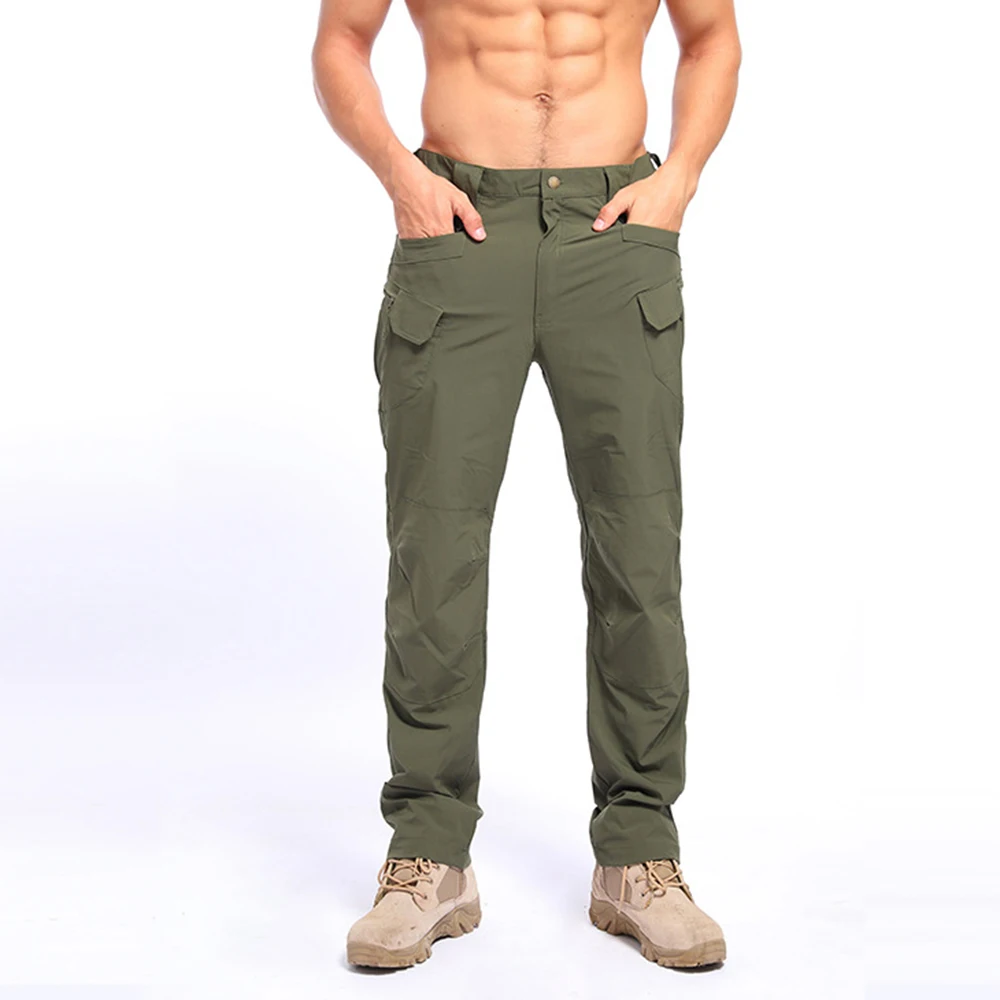 Pantalones deportivos ajustados para hombre, pantalón informal, holgado, transpirable, elástico, Color sólido, estilo de trabajo, novedad de 2024