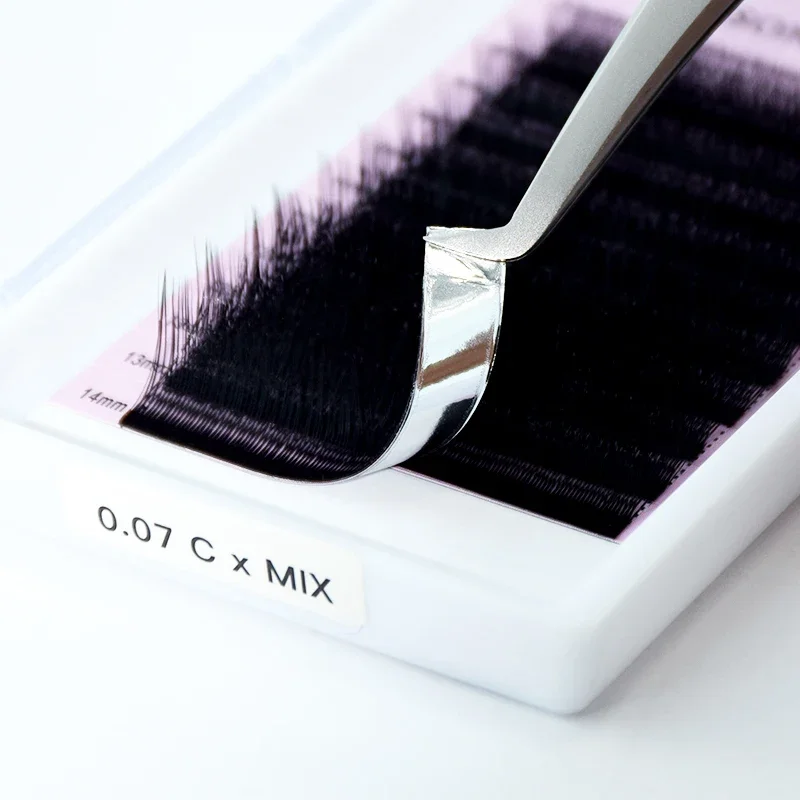 SONG LASHES High Quality W Shaped Eyelashes Extension 3D Premade Volume Fans 3 Tip C/D Curl Idividual Lash