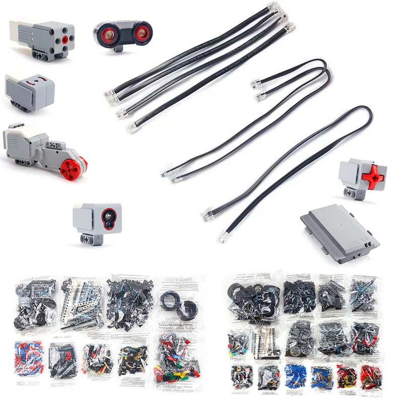 45544 45560 SC3.0 Program Robot Building Blocks Parts EV3 Parts Sensors High-Tech Bricks Toys Compatible With LEGO