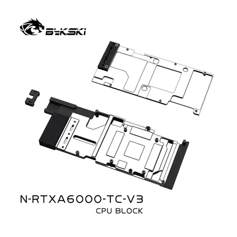 Bykski GPU Block for Leadtek RTXA6000 Tesla A40 48G Backplane Water Cooling Video Card / Copper Radiator N-RTXA6000-TC-V3