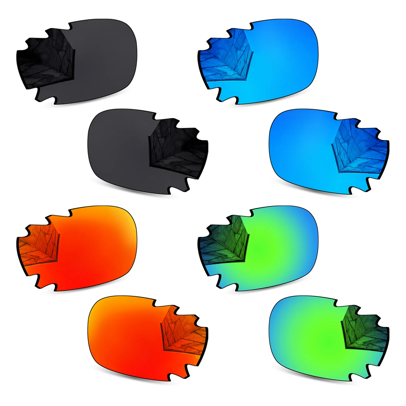 

Сменные поляризационные линзы Performance для солнцезащитных очков Oakley Jawbone Vented OO9171 62 мм - 100% защита от ультрафиолета