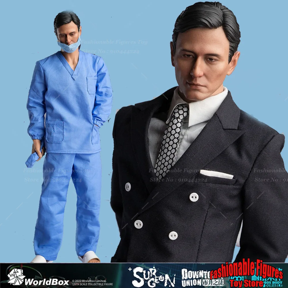 Worldbox AT039 1/6 Men Soldier Downtown Union Surgeon Full Set 12'' Action Figure Model Toy Best Fans Collectible Dolls