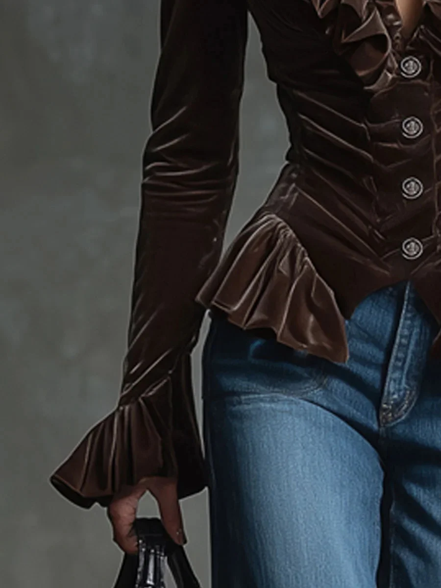 Blusa Elegante de Terciopelo c - Party Games Switch reseña y precio