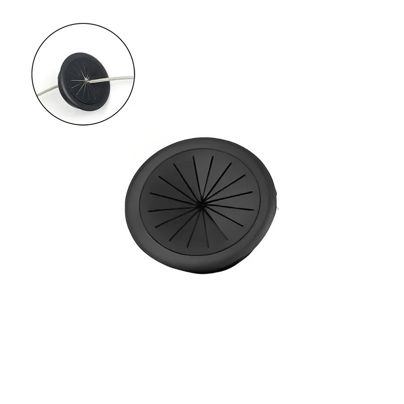 60mm ABS Plastic Round Wire Hole Cover Furnitture Hardware Wire Hole Covers for Furniture / Cabinet / Computer Desk