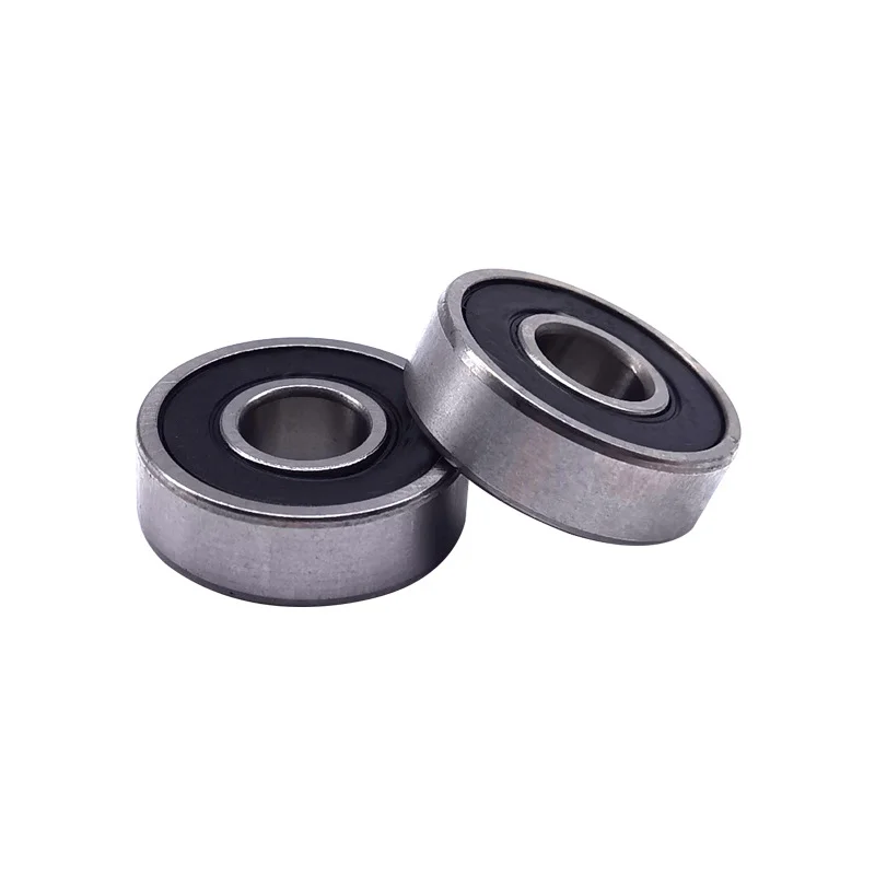 10Pcs 608-RS Ball Carbon Steel Bearings 8x22x7mm Miniature Deep Groove 608RS Bearing for Skateboards