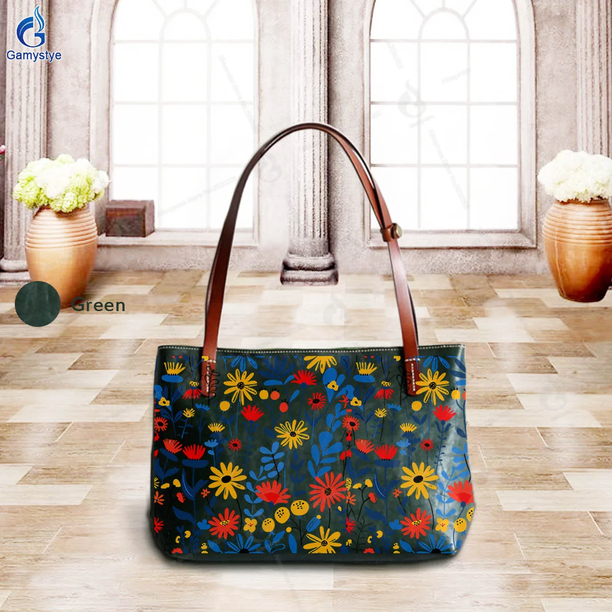 

Printed Customize Art Bags High Quality Genuine Leather Women'S Bags Promotion Luxury Women Bags Bolsos Mujer