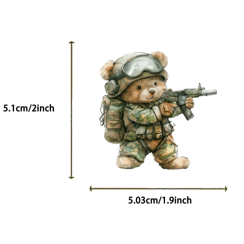 55 pezzi di adesivi per orsacchiotti carini che decorano giocattoli classici per bambini valigia custodia per cellulare adesivi impermeabili per laptop