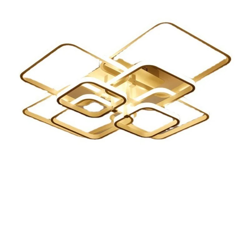 

LED ceiling lamp creative square atmosphere modern minimalist art bedroom