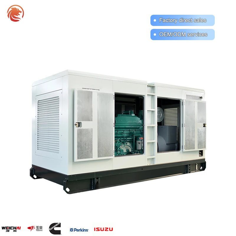 مولد الديزل الثقيل الصمت 480 فولت الثقيلة 3 المرحلة الصناعية الصامتة 25kva 30kva 40kva 50kva مولد محرك الديزل
