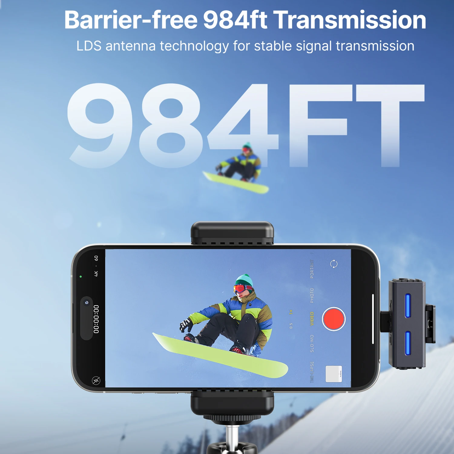 BOYA BOYALINK 3 Mini Wireless Lavalier Microphone for iPhone USB-C Android Smartphone Camera Ai Noise Cancellation for Recording