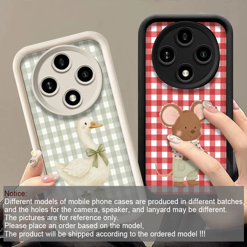 Checkered Printed Cute Animals - Phone Cases Oppo review and price