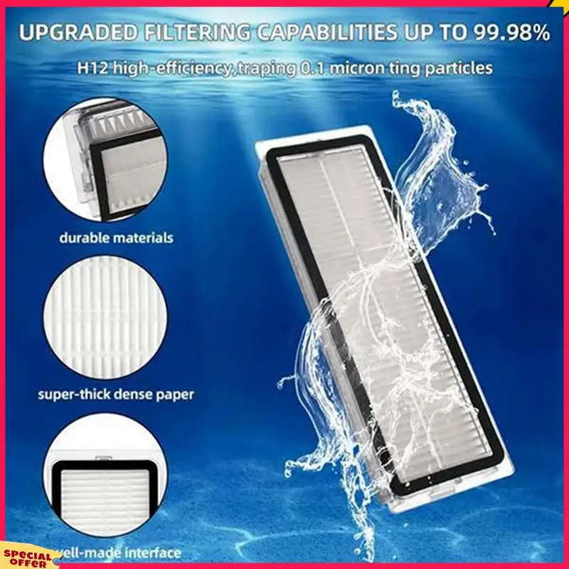 

A39M для Dreame D9/9 Max/L10 Pro/Trouver LDS Finder, аксессуары для пылесоса, основная боковая щетка, фильтр, швабра, тряпка, мешок для пыли