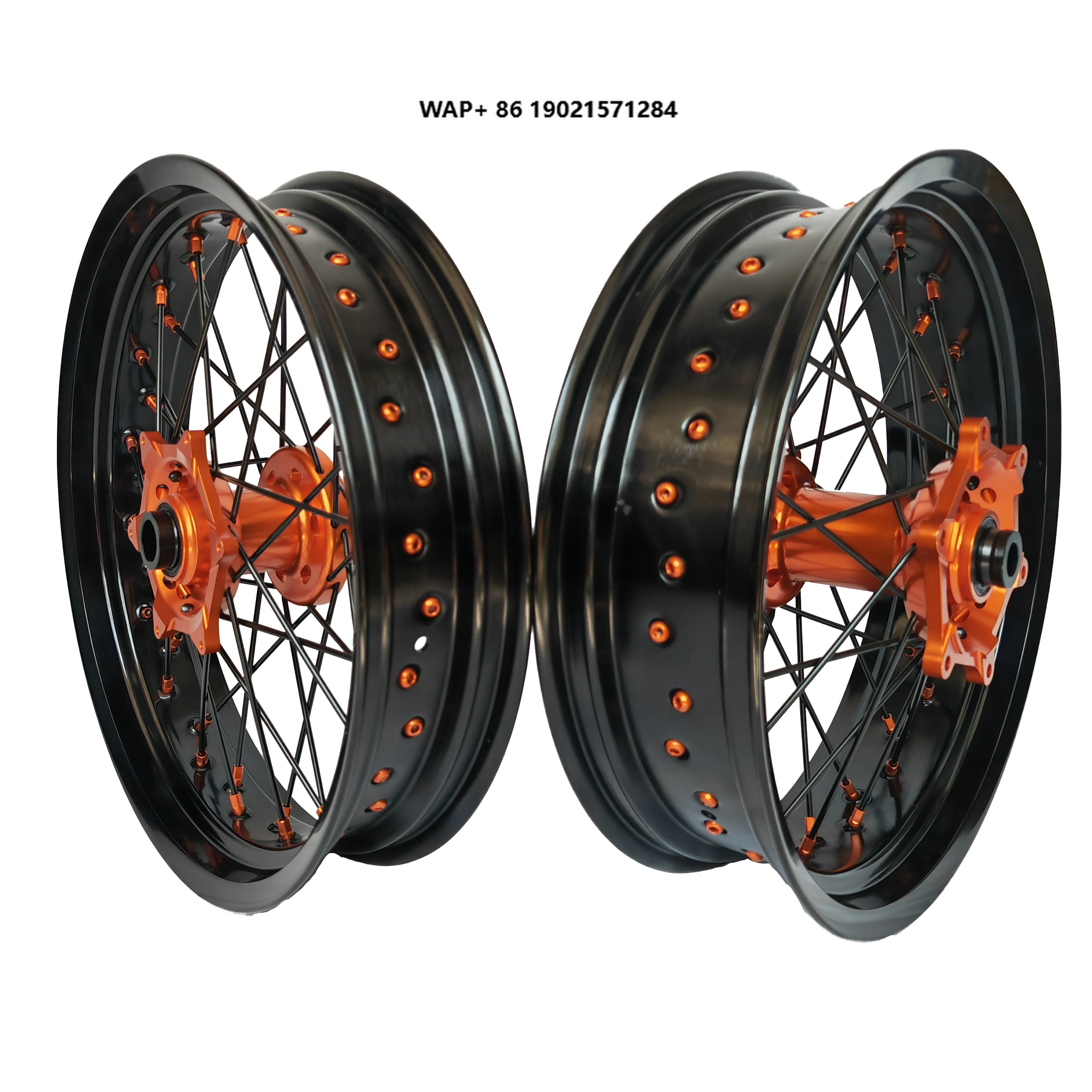 

17 Inch Motorcycle Accesspreos CNC Anodized Aluminum Alloy Supermoto Wheel for EXC SXF 250 2020