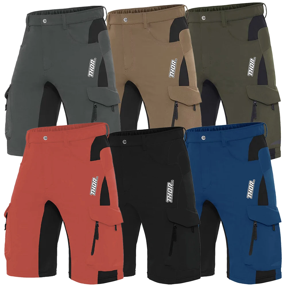 AliExpress THORSOL Men's Outdoor Sports Cycling Shorts MTB Downhill Trousers Mountain Bike Cargo Clothing Bicycle Shorts Loose Breathable