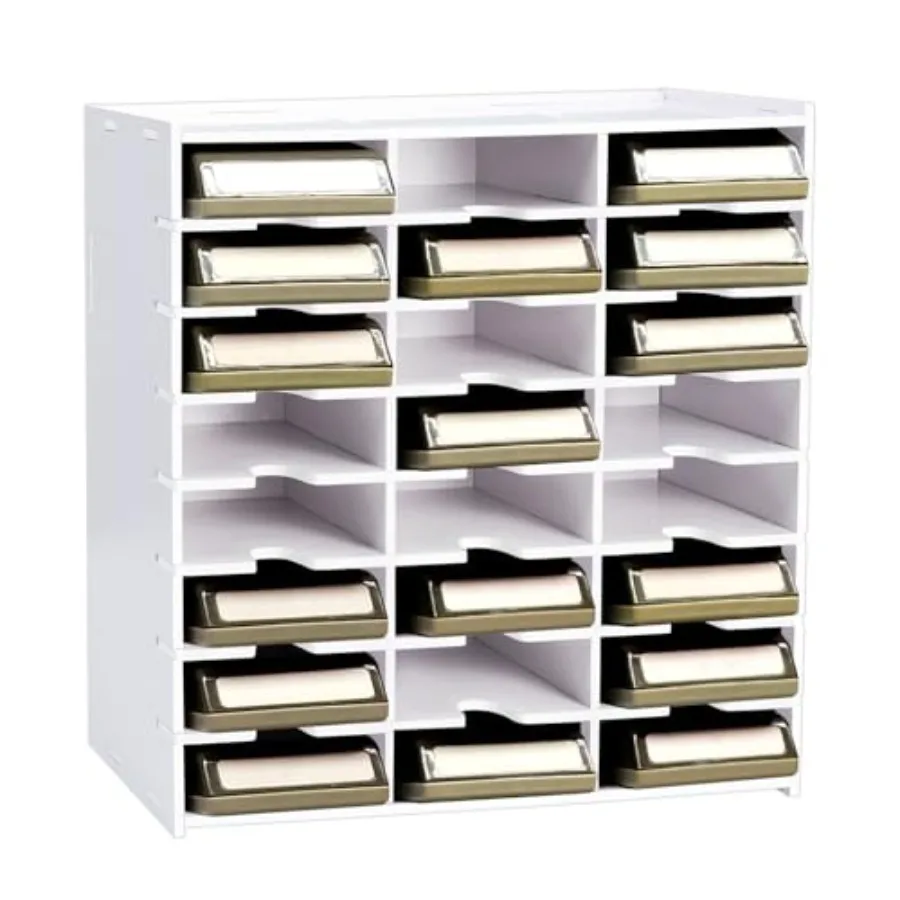 4 Slots Craft Punch Organizer Rack WallMounted Paper Punches Holder Desktop Scrapbook Paper Punch Storage for Craft Room Home