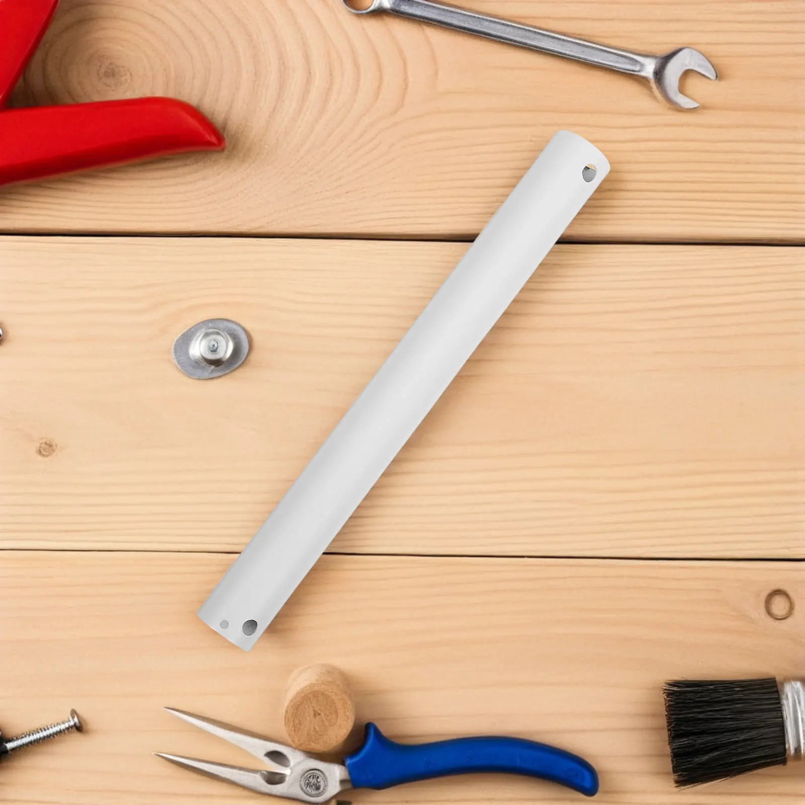 Metal Ceiling Fan Extension Rod Downrod Replacement Part Compatible with Various Fans High Strength for Optimal Air Circulation
