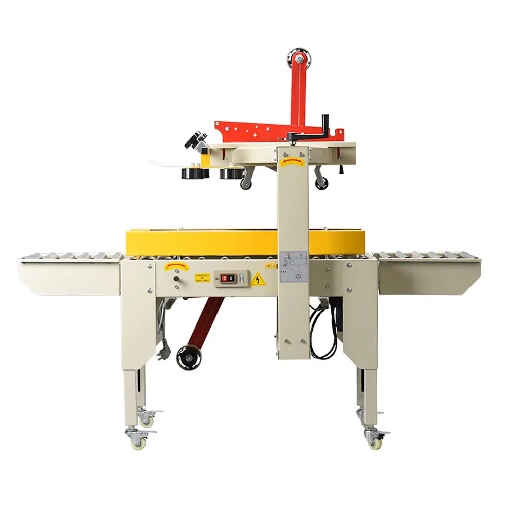 Automatic Carton Erector Box Sealing Machine Water Activated Tape Case Sealer Packing Equipment for Logistics Warehouse