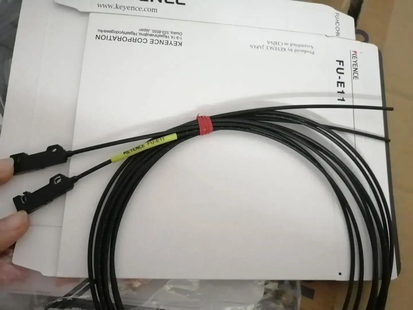 New KEYENCE optical fiber sensor FU-E11 anti-bending optical fiber amplifier original genuine