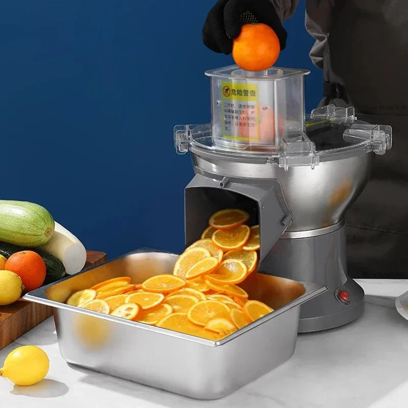 

110V/220V Electric Lemon Slicer Commercial Orange Slicing Machine Potato Carrot Fruit and Vegetable Cutter Slices