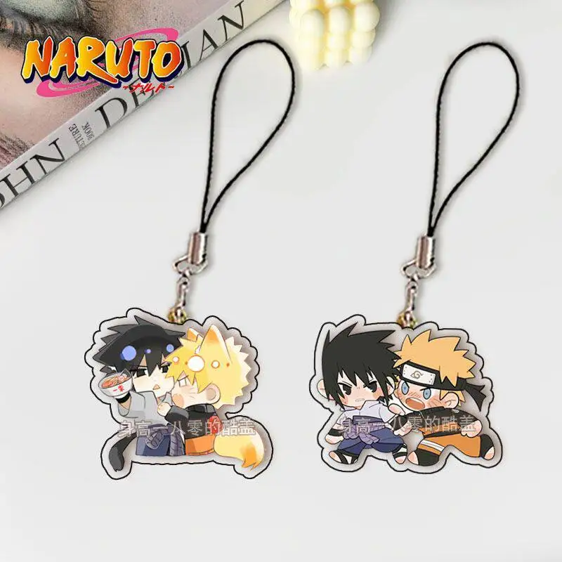 

Acrylic Keychain for Naruto Uzumaki Naruto Uchiha Sasuke Anime Acryli Mobile Phone Chain Bag Keychain Gift Pendant Gift Toys