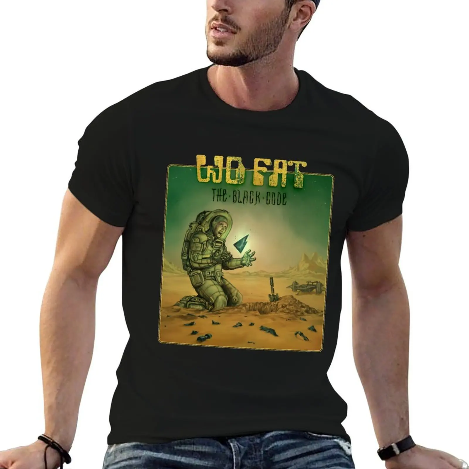 

Where Fat - The Black Code T-Shirt man tshirt man graphic t shirt t shirts cotton 100% T-shirt