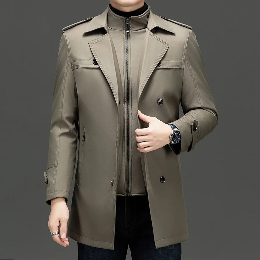 Autumn Winter Liner Detachable Men’s Trench Coats Fashion Smart Casual Double Breasted Turn Down Collar Warm Long Outerwear Men 5 Autumn Winter Liner Detachable Men's Trench Coats Fashion Smart Casual Double Breasted Turn Down Collar Warm Long Outerwear Men 5