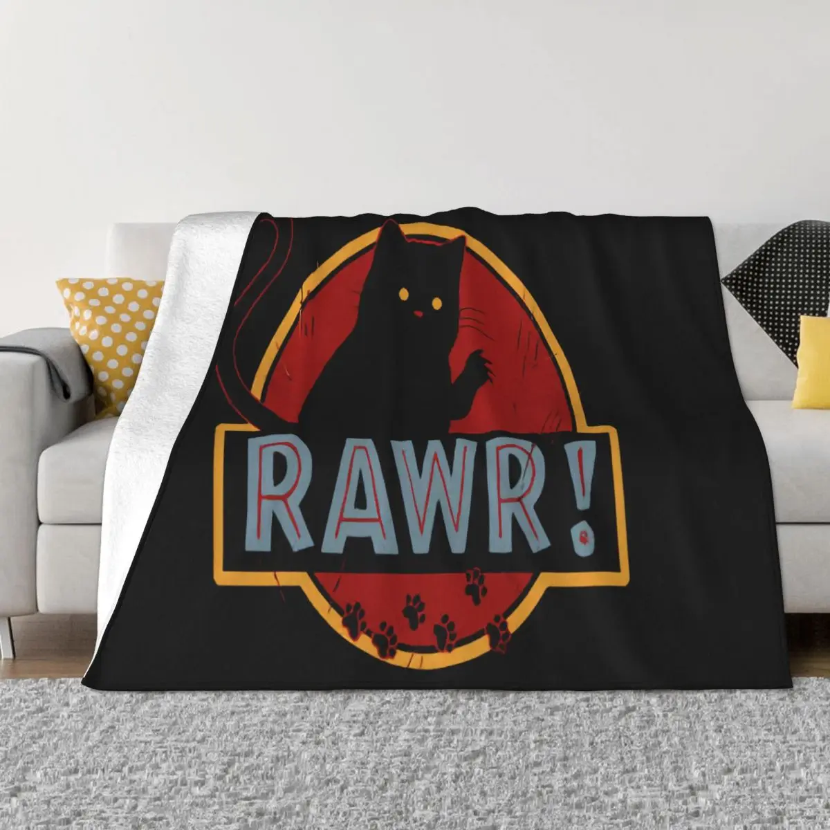 Rawr Jurrasic Parck Parody Funny For Mens Usa Size Xs 3XlW Humour Rap New Print Better Throw Blanket