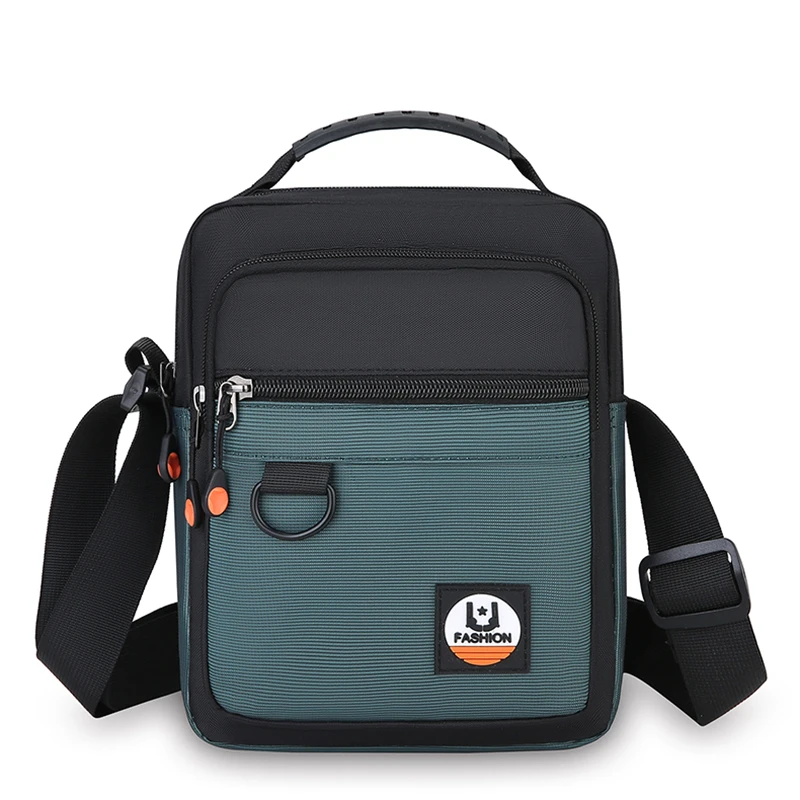 Men's Waterproof Oxford Crossbody Bag - Large Capacity Sports Chest Bag, Durable Wear-resistant Shoulder Bag for Travel