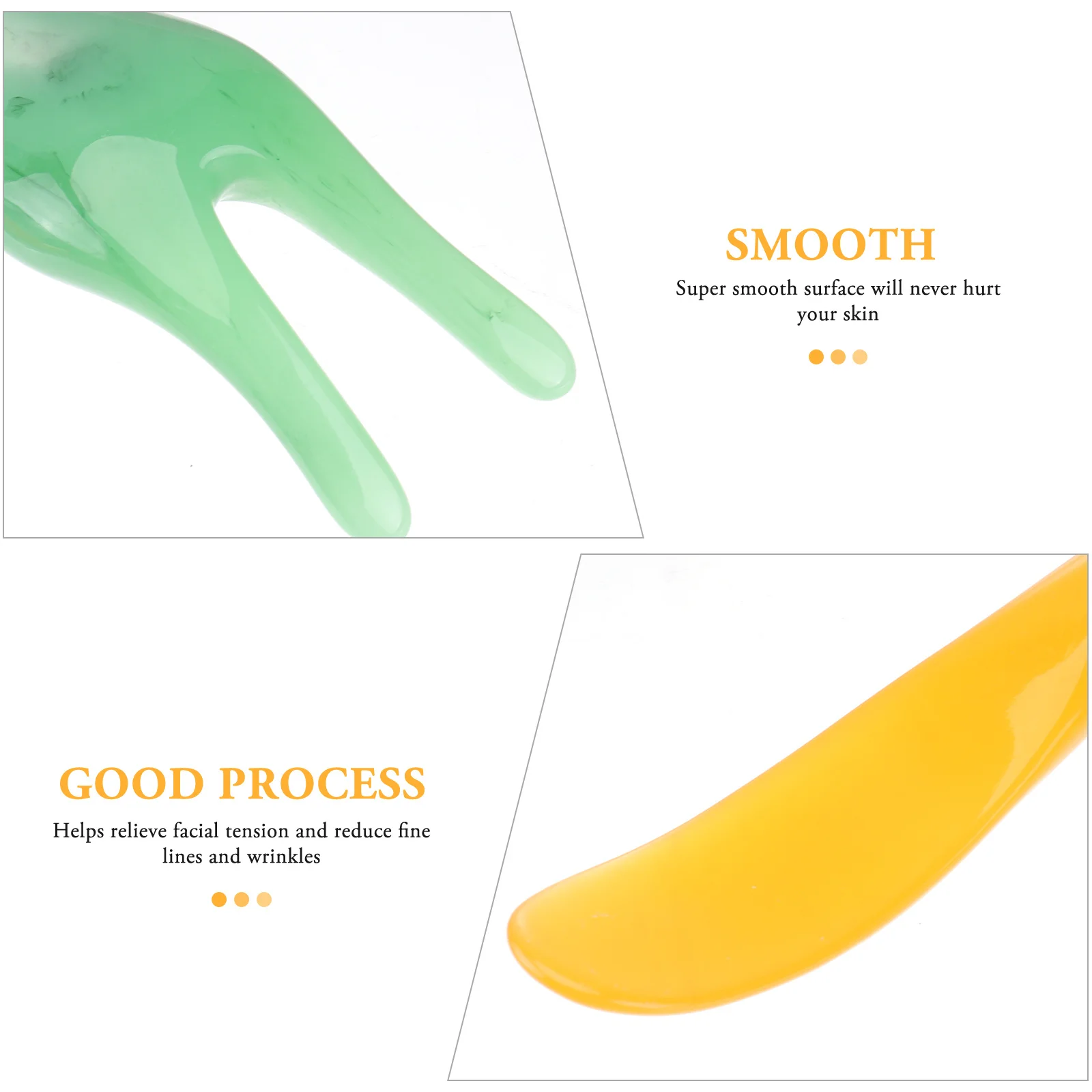 

2 шт. натуральные массажеры для носа, двухзубчатые скребки для тела для массажа кровообращения, ухода за лицом, портативный массажер для здоровья