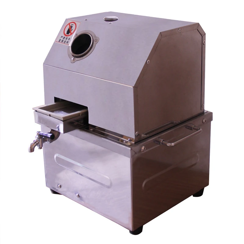 Exprimidor eléctrico de caña de azúcar, filtro mecanografiado de Material de grado alimenticio, máquina de prensa duradera, colador de acero inoxidable comercial