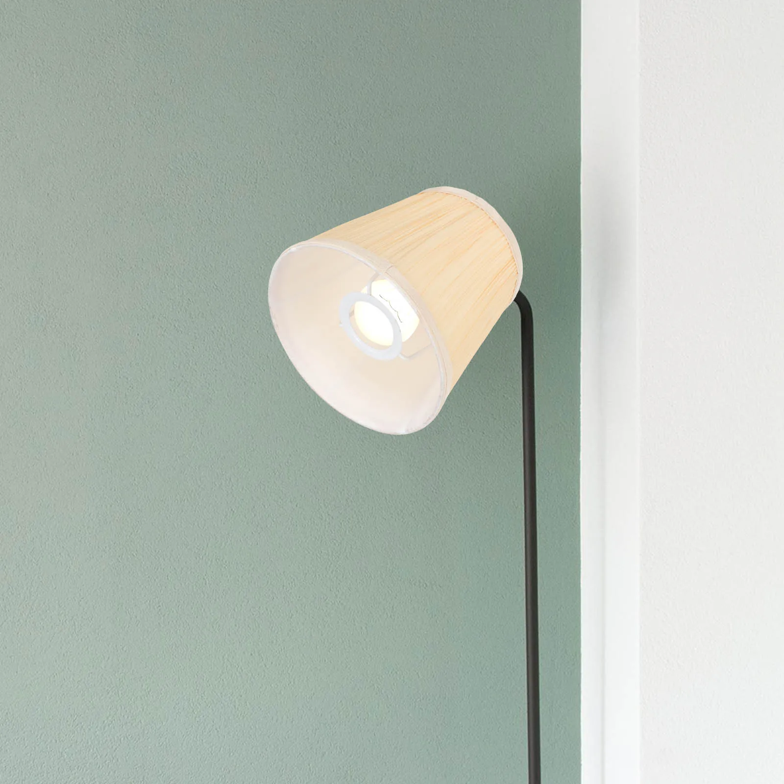 

Iron Lampshade Frame for Table Lamps Desk Lamps Ch eliers DIY Lighting Accessories Woven Frame Safe Lamp Making Supply