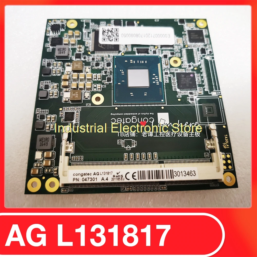 

For Congatec Industrial Control Motherboard PN:047301 A.4 AG L131817